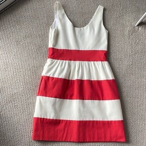 Red and White Dress.